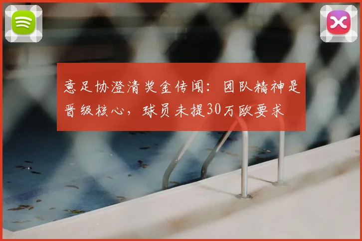 意足协澄清奖金传闻：团队精神是晋级核心，球员未提30万欧要求